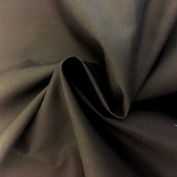 100% Cotton (2.3 metre wide) Black